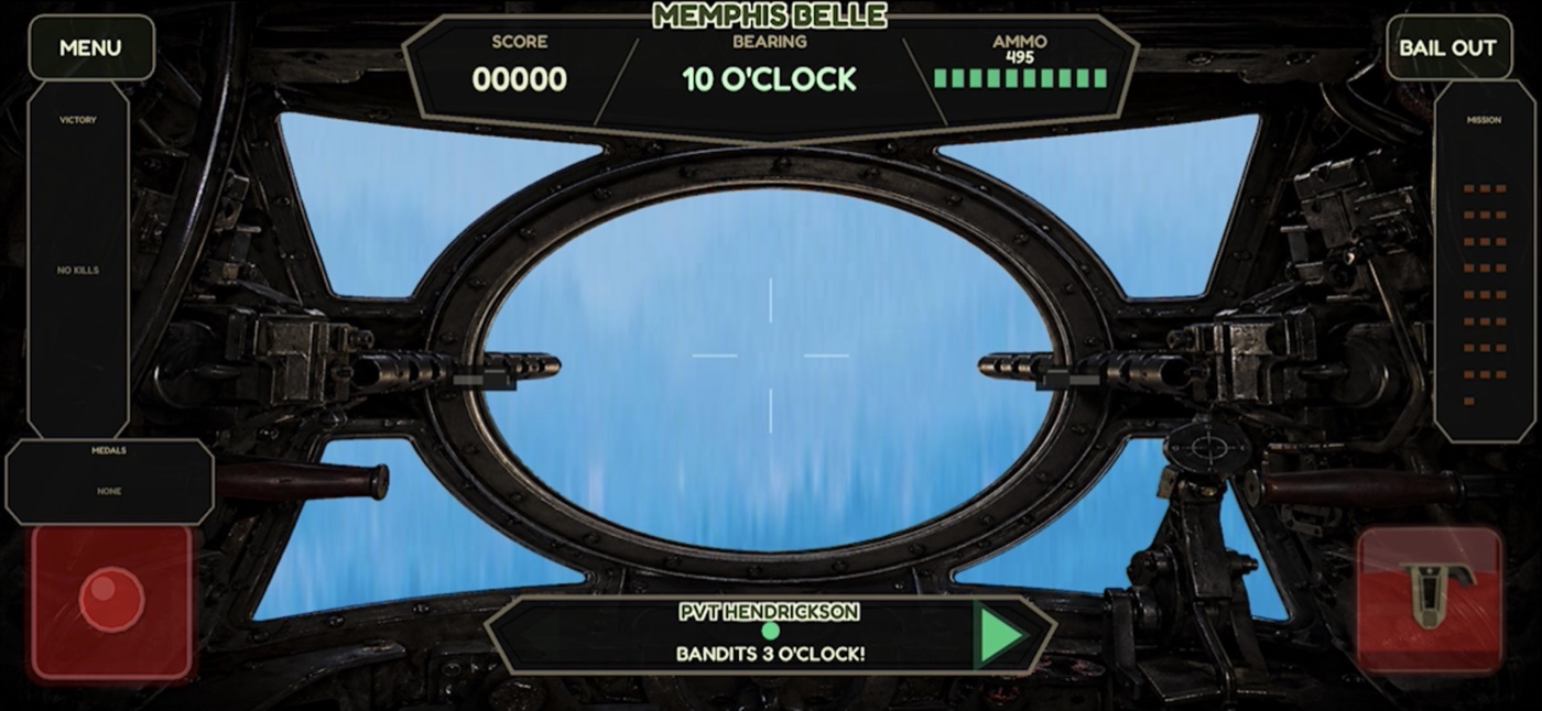 Ball Turret Gunner start of mission screenshot