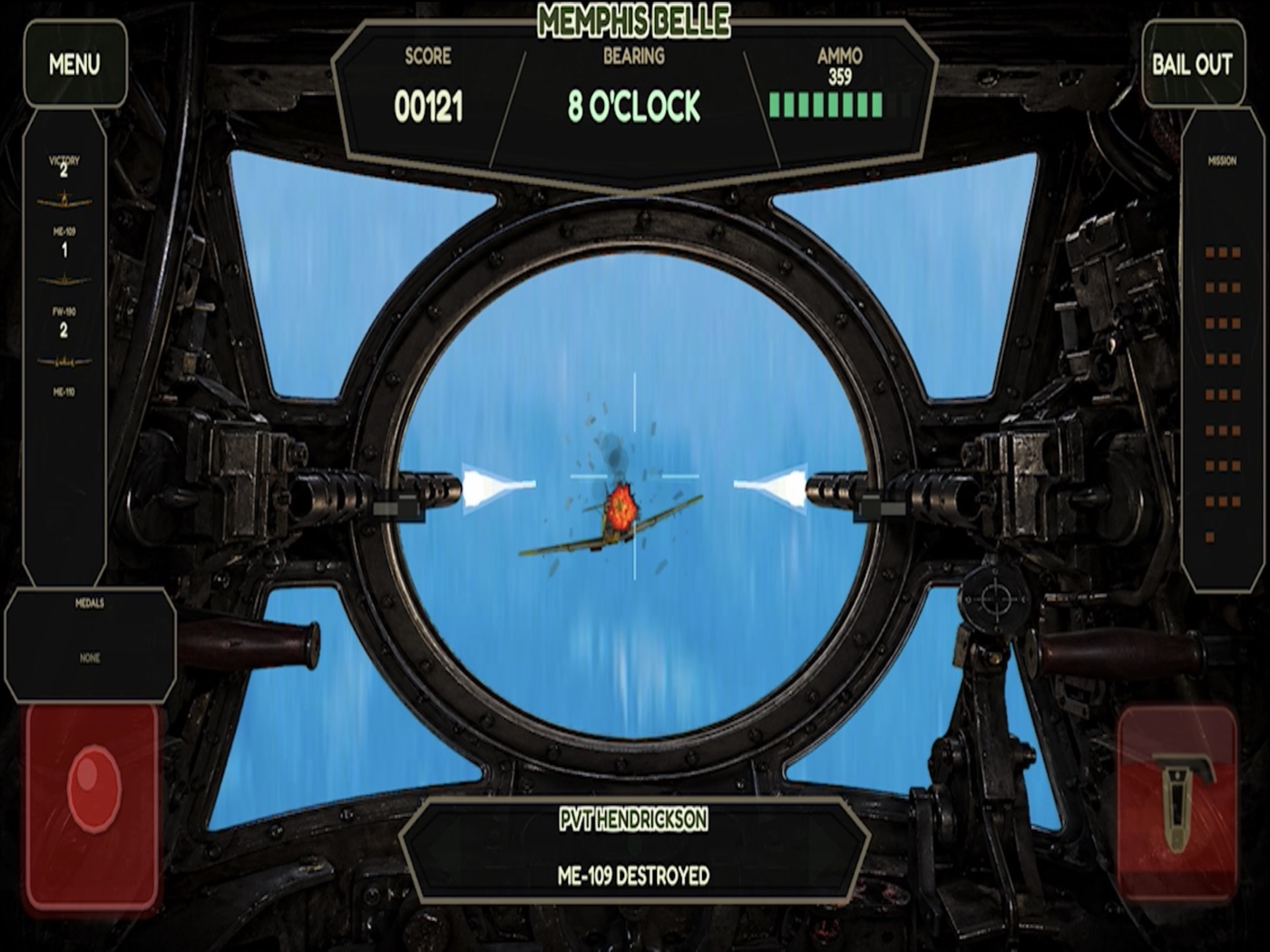 Ball Turret Gunner enemy aircraft destroyed screenshot